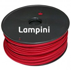 Καλώδιο Υφασμάτινο Κορδόνι 2x0.50mm² Μπορντό 9-025022